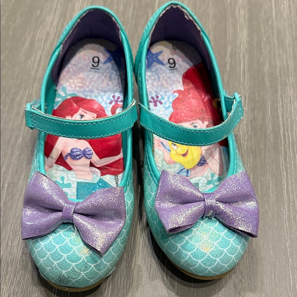Disney Teal and Purple Kids Dress Shoes